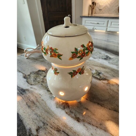 Vintage Robeson Electric "In the Mood" Potpourri Ceremic‎ Wax Melt Jar - Picture 2 of 12